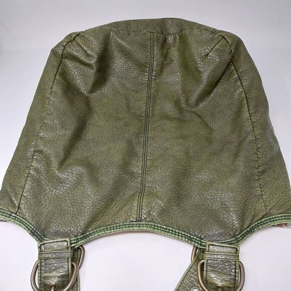 Green Faux Leather Shoulder Bag - Picture 12 of 12